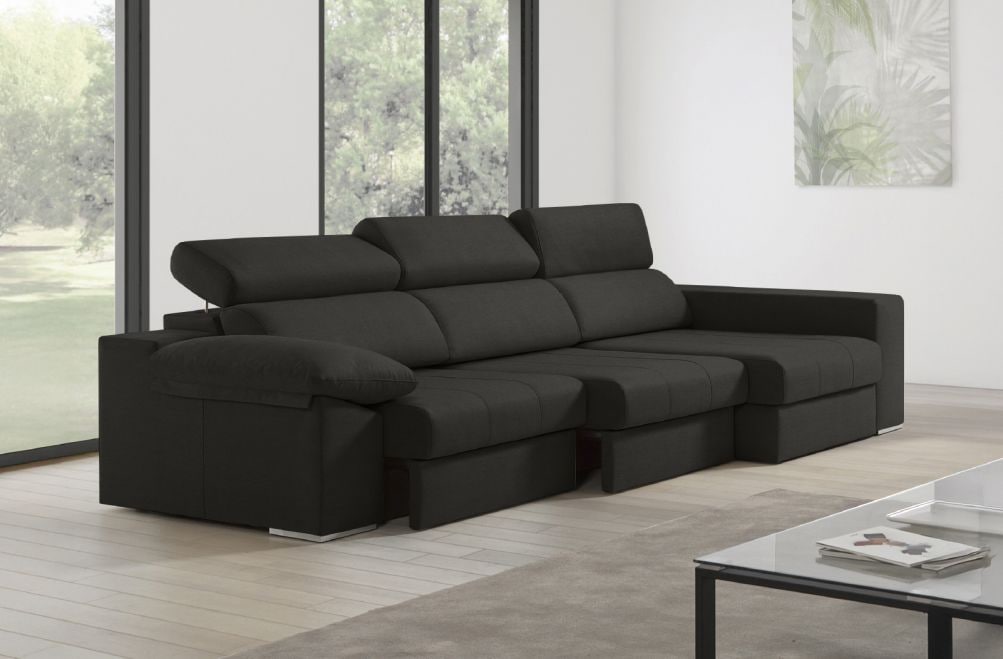 Sofá de tela Esmeralda de HOME - principal