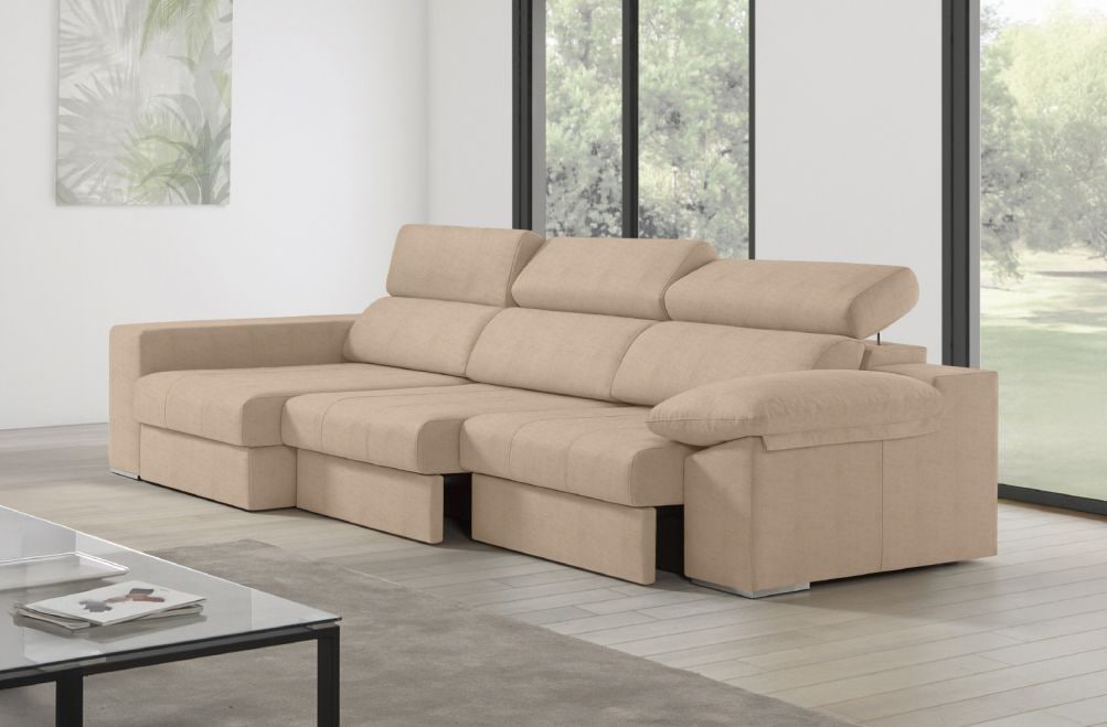 Sofá de tela Esmeralda de HOME - principal