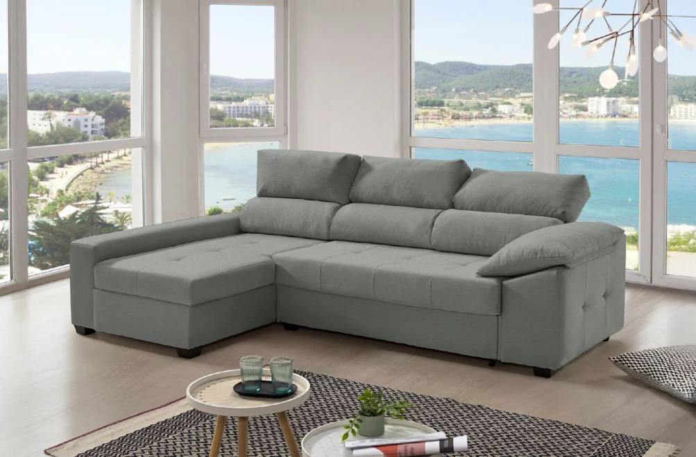 Sofá cama de tela Trinity de HOME - principal
