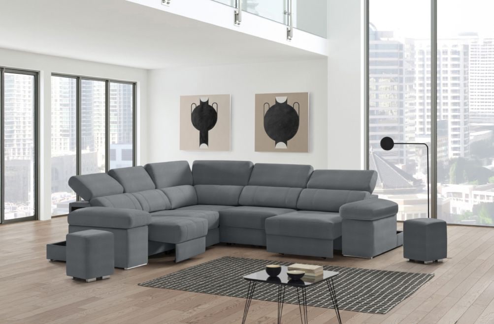 Sofá de piel Lennon XL de StyleKomfort - principal