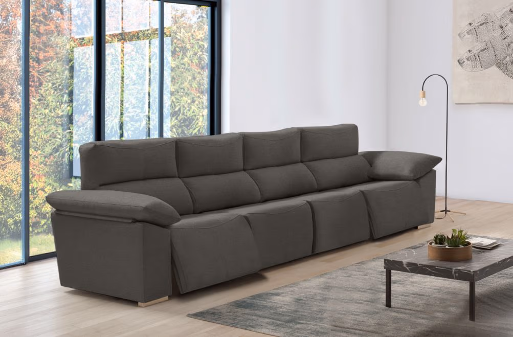 Sofá relax de tela Gara Max de HOME - principal