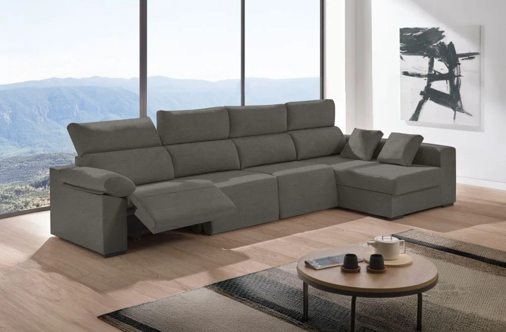 Sofá relax chaise longue de tela Cuzco Plus de HOME - principal