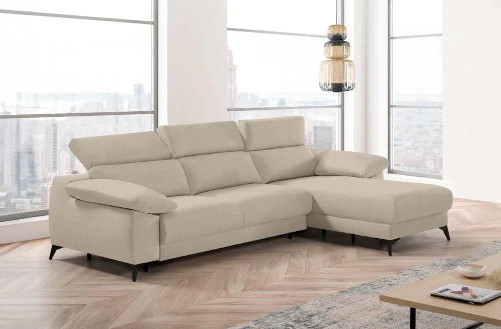 Sofá cama de apertura italiana de tela Zaira de StyleKomfort - principal