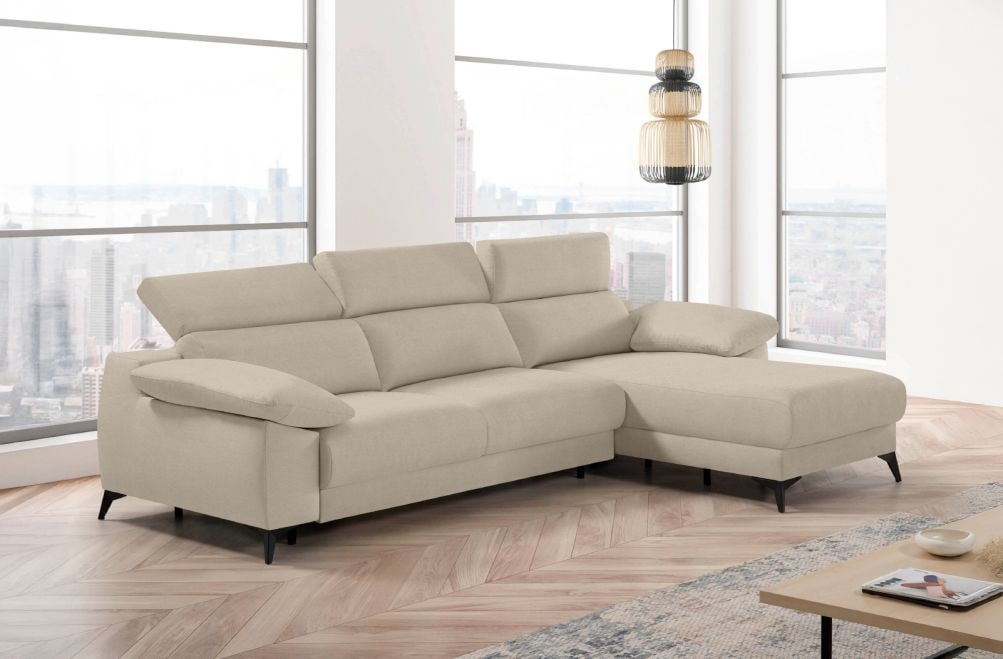 Sofá cama de apertura italiana de tela Zaira de StyleKomfort - principal