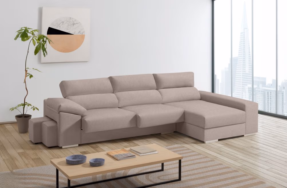 Sofá de tela Alvin de HOME - principal