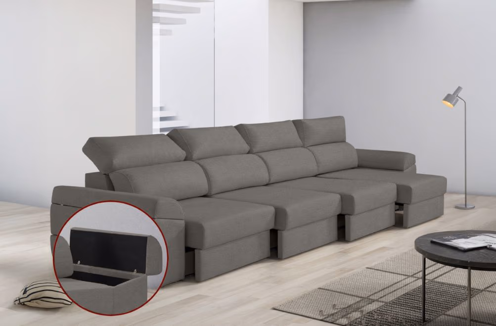 Sofá de tela Huren Max de HOME - principal