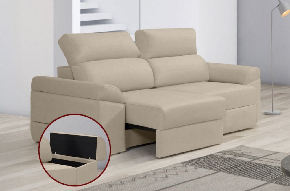 Sofá de tela Huren de HOME - principal