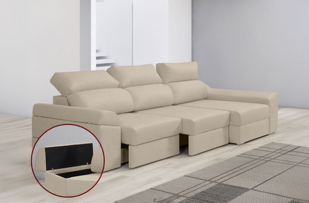 Sofá de tela Huren de HOME - principal