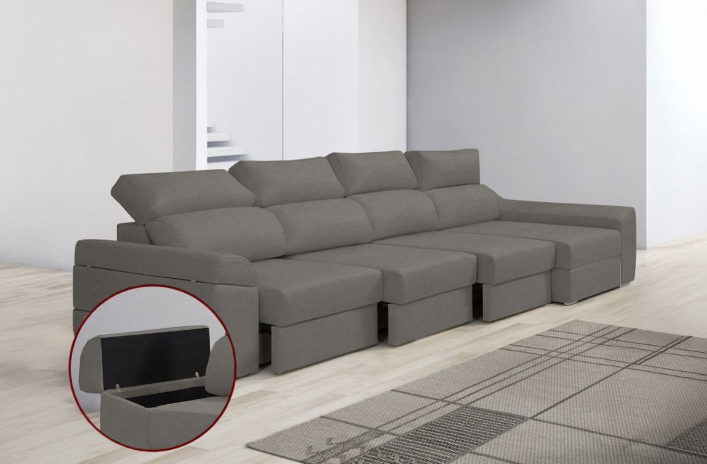 Sofá de tela Huren Plus de HOME - principal