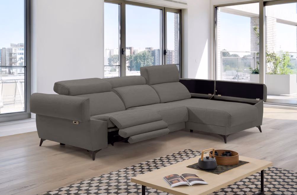 Sofá relax de tela Urbe de HOME - principal