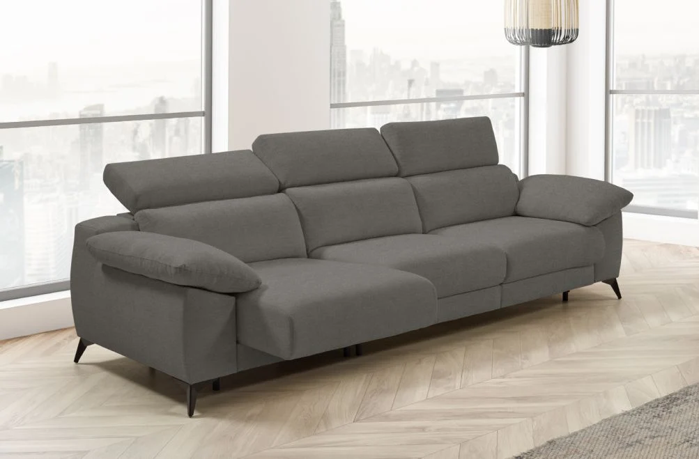 Sofá cama apertura italiana de tela Zaira Plus de StyleKomfort - principal