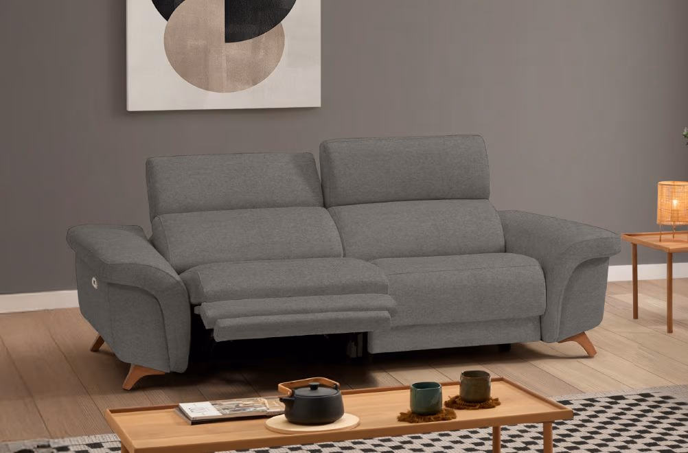 Sofá relax de tela Greta de HOME - principal