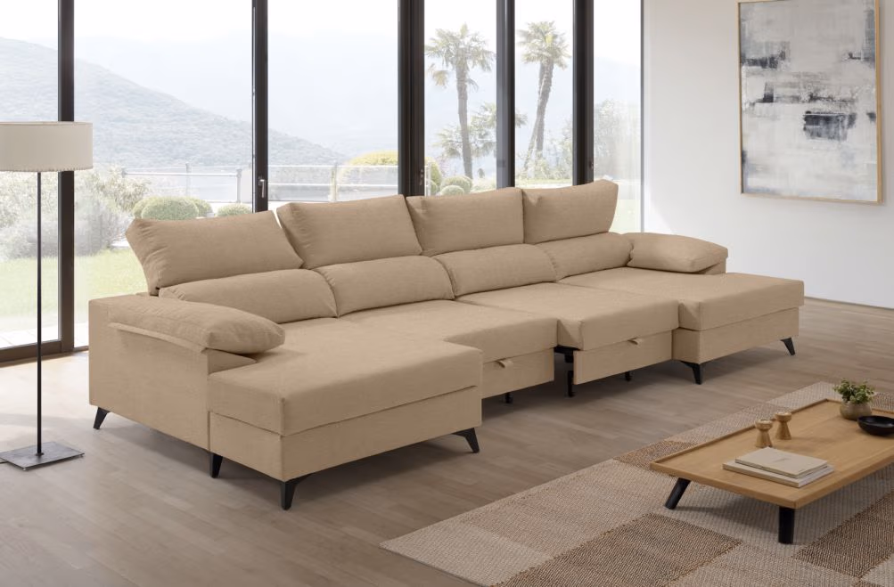 Sofá de tela Hércules de HOME - principal