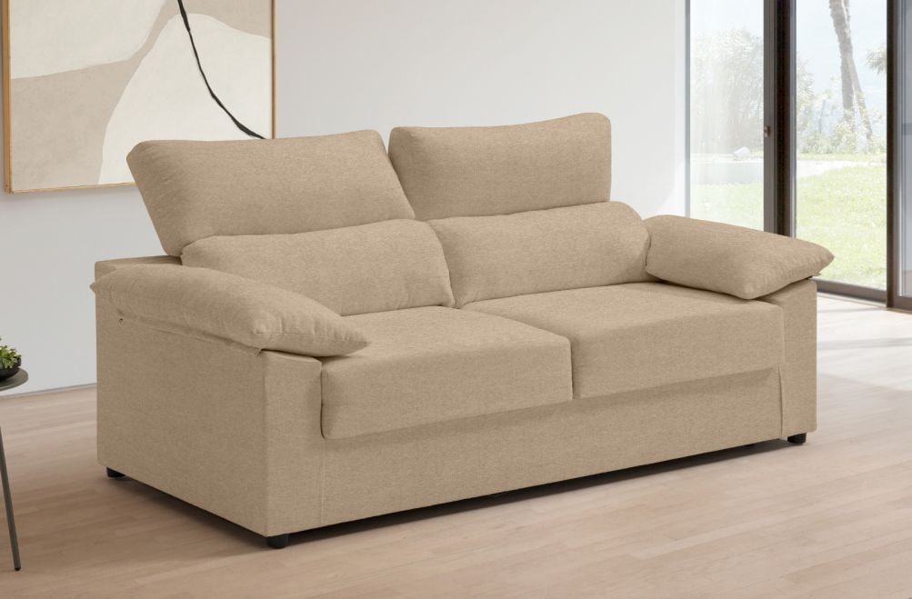 Sofá cama de tela Lecter de HOME - principal