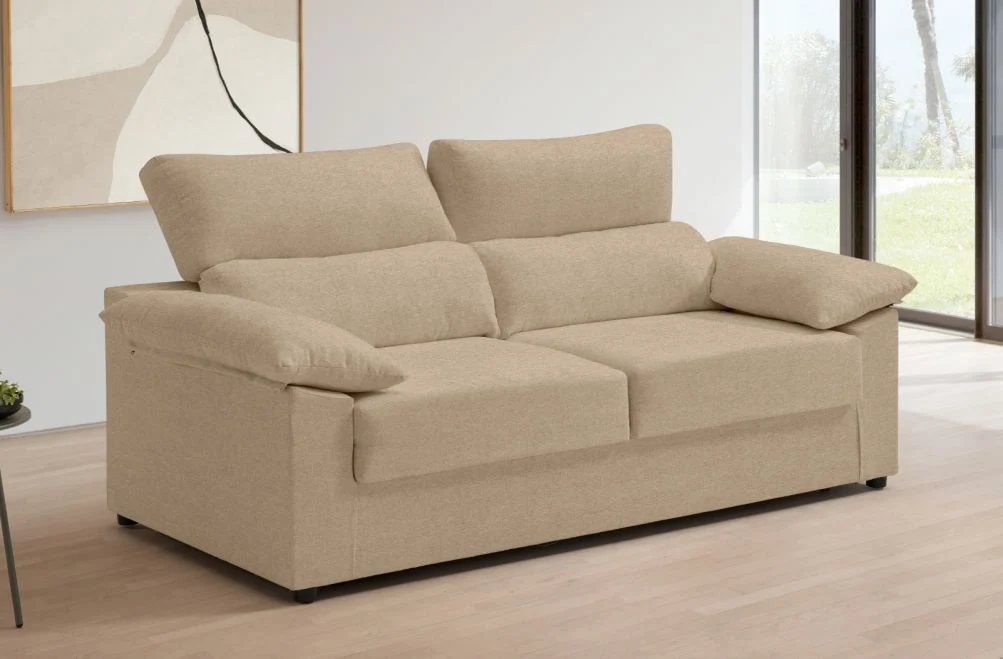 Sofá cama de tela Lecter de HOME - principal