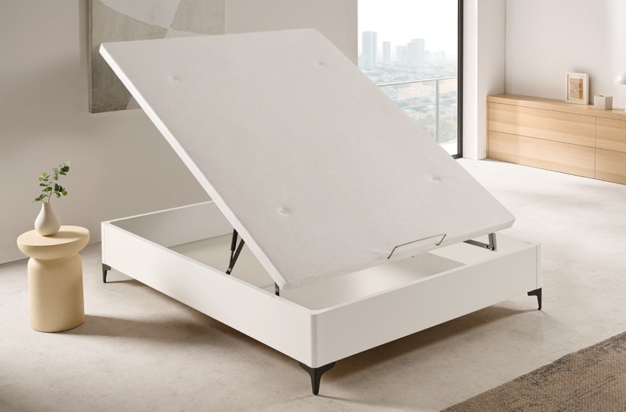 Canapé abatible de pata alta Black Box Cloud de HOME - principal