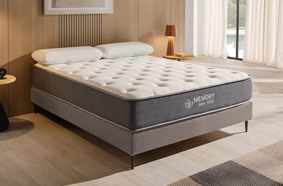 Colchón de muelles ensacados Memory Látex 5000 de HOME - principal