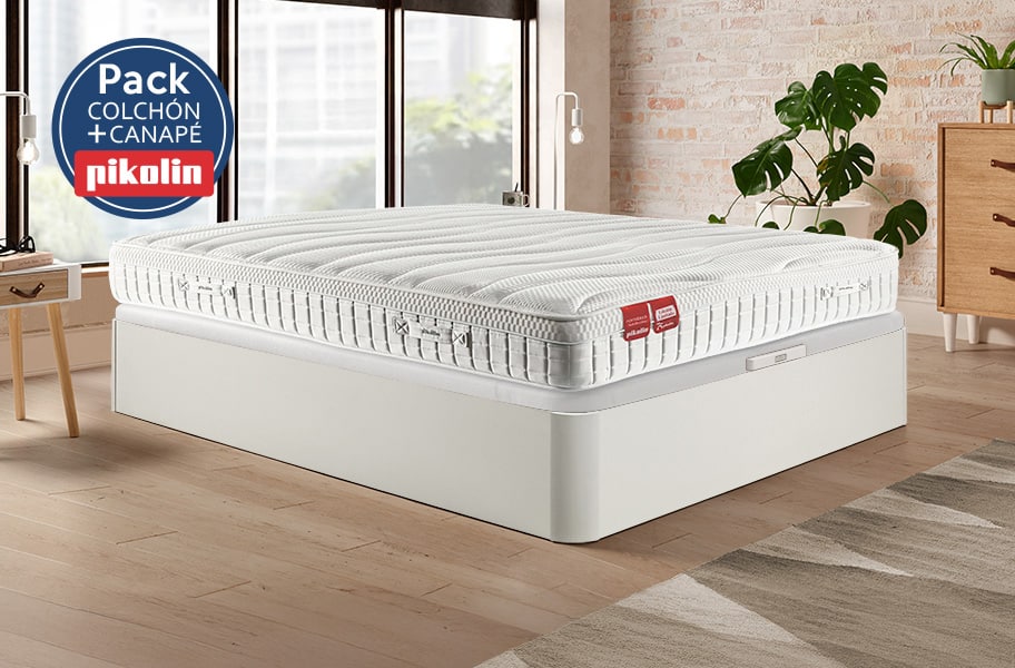 Pack colchón hotel 75 Aniversario y canapé Naturbox 2 Pikolin - principal