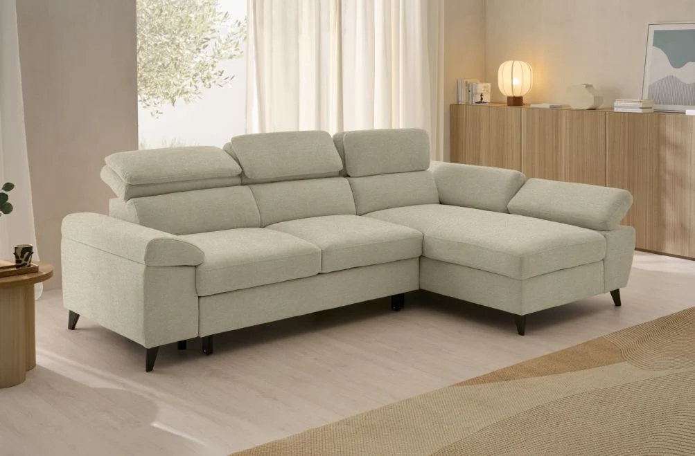 Sofá cama de tela Malena de HOME - principal