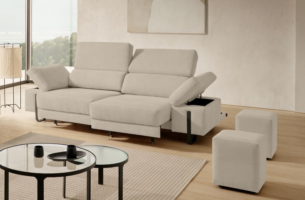 Sofá de tela Freya de Stylekomfort - principal