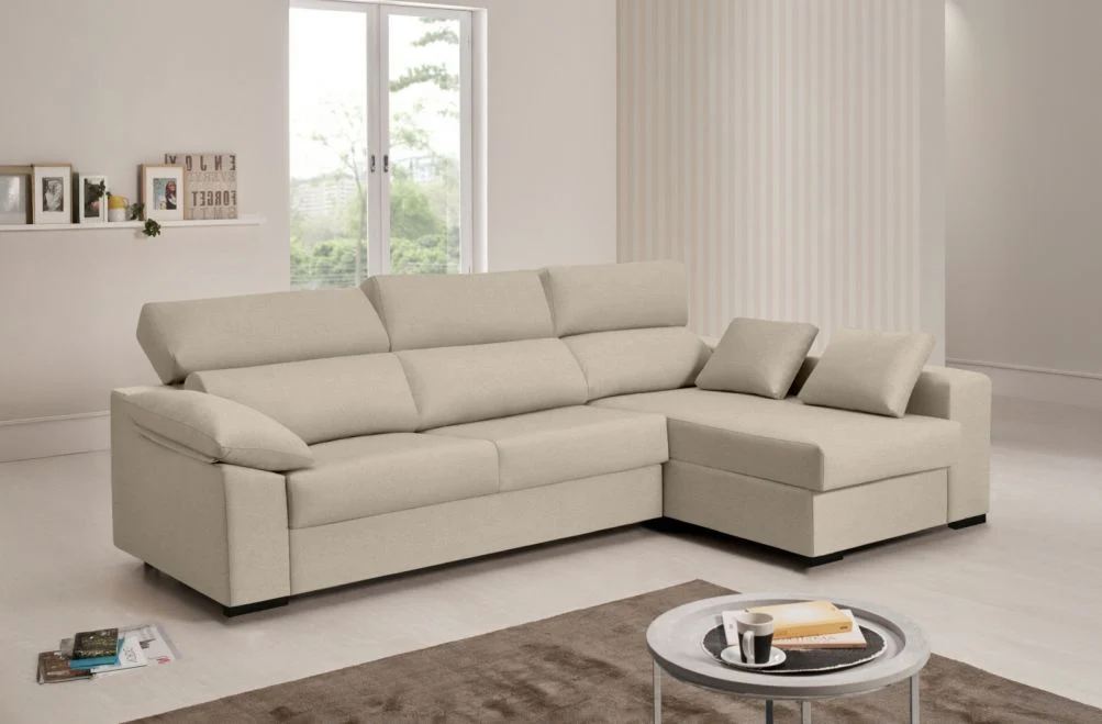 Sofá cama de tela Claris de HOME - principal