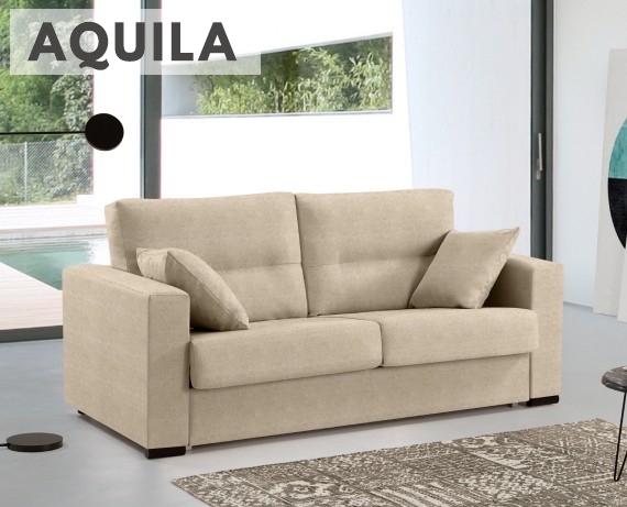 Sofá cama de apertura italiana de tela Aquila HOME - La Tienda HOME