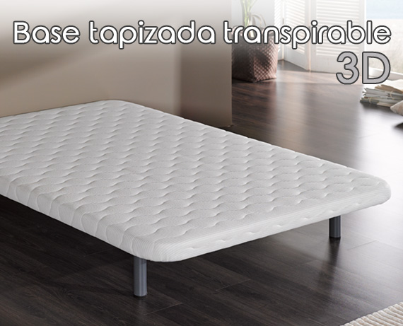 Base tapizada con patas, Base tapizada para colchón
